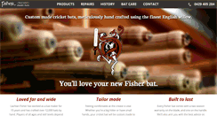 Desktop Screenshot of fisherbats.com.au